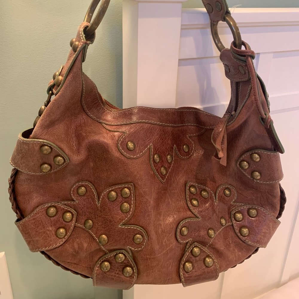 Isabella Fiore Leather Hobo/Shoulder Bag